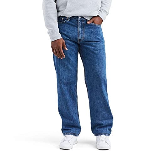 Levi's Men's 550 Relaxed Fit Jeans (Also Available in Big & Tall), Medium Stonewash, 48W x 30L
