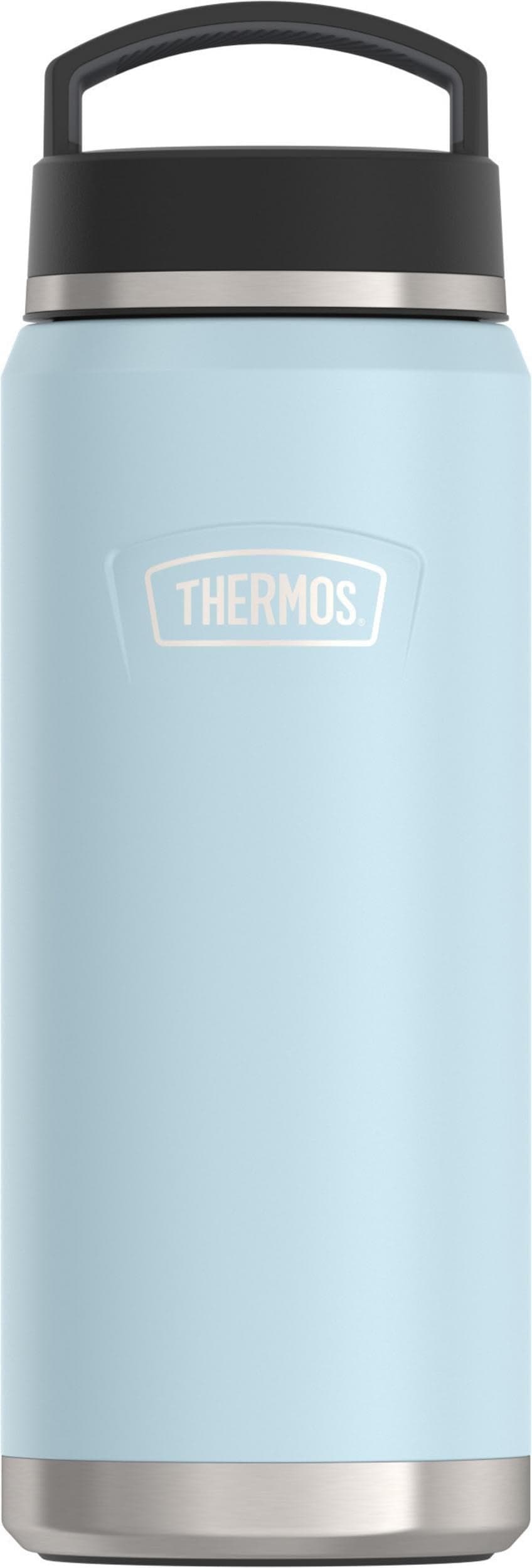 THERMOS ICON SERIES Water Bottle with Screw Top Lid 40 Ounce Glacier Stainless Steel Vacuum Insulated Water Bottle with Lid