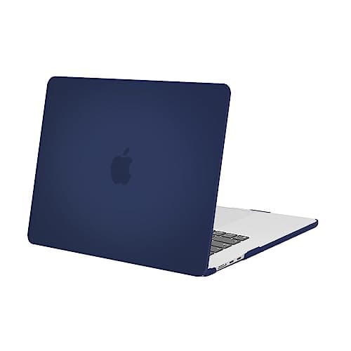 MOSISO Compatible with MacBook Air 15 inch Case M5 2026 M4 2025 M3 2024 M2 2023 A3448 A3241 A3114 A2941 Liquid Retina Display Touch ID Protective Plastic Hard Shell Case Cover Navy Blue