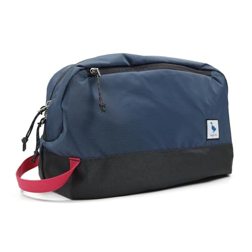 kalgoTeal Travel Toiletry Bag 5L Compact Travel Organizer with Waterproof TPU WetDry Compartment