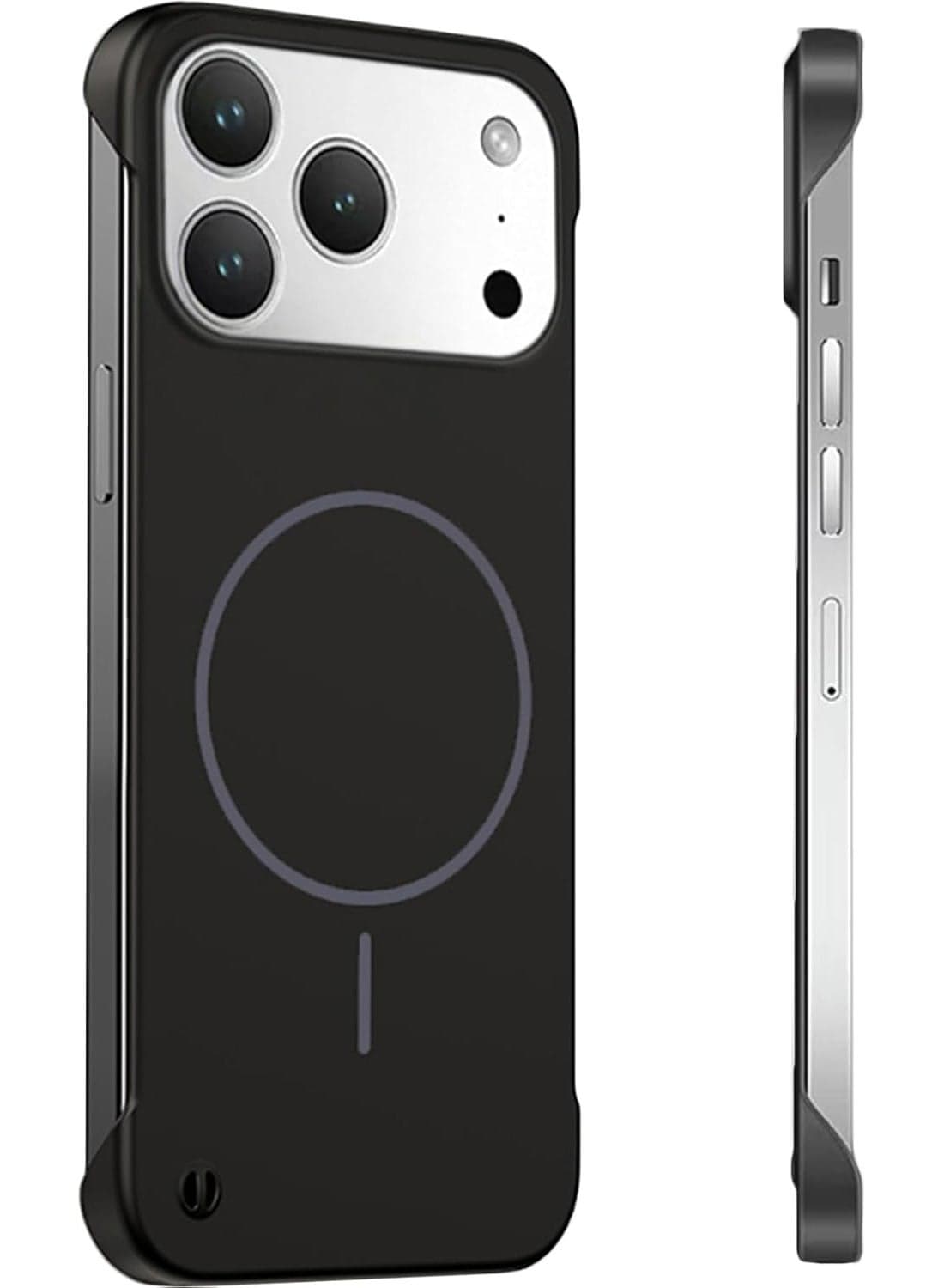 iPhone 17 Pro Case with MagSafe (Bare Metal Feel) 【Built-in Powerful Magnets】 【Rapid Heat Dissipation】 Slim Bezel-Free Protective Case