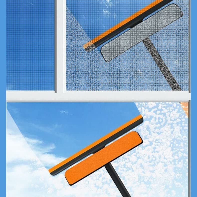 KIDINGTON 3 in 1 Glass Wiper Used in All Kinds of Household and Official Places for Cleaning and Wiping of Floors Glasses and DUST ETC