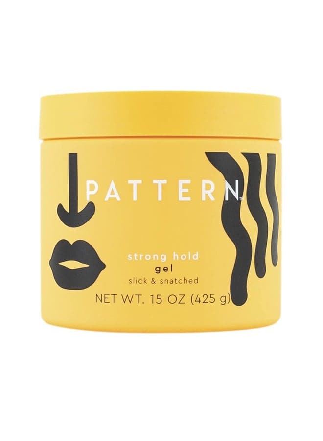 PATTERN Beauty by Tracee Ellis Ross Strong Hold Gel, 15 FL Oz, Best for Curlies, Coilies and Tight-Textured Hair, 3a-4c