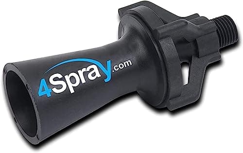 4Spray Eductor Nozzle BSPT Fluid Mixing Eductors Glass Reinforced Polypropylene Minimal Maintenance and Clog Resistant Tank Mixing Agitation Nozzles 12 inch 1 Count