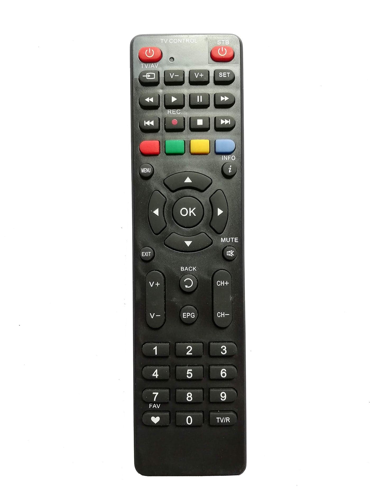LipiWorld® HD Set Top Box Remote Control with Recording Feature Compatible for PRYSM