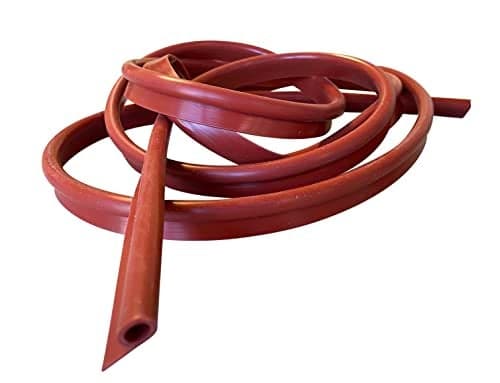 Silicon Tadpole Seal, P-Gasket 12 feet - for BBQ Smoker Door Gasket 7/16 x 15/16 Wide x 12' ft