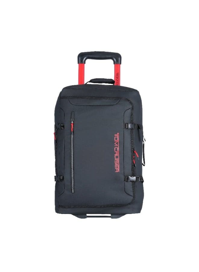 Tom Cruiser Grand Tour Small Cabin Luggage - 20 Inch, Lightweight Carry-on Suitcase with 2-Year Warranty - Black