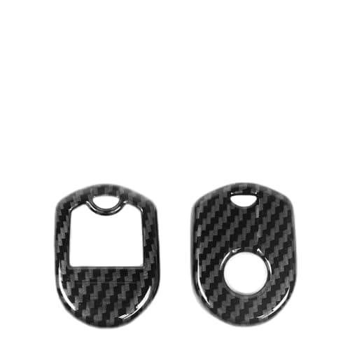 JeCar Car Key Fob Case Cover for Ford F150 2009-2014, for Ford Mustang 2010-2014 (Carbon Fiber Texture)