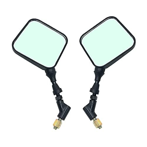 Earlyred Dual Sport Motorcycle Rear View Mirror Rearview Side Mirrors Compatible with Suzuki DRZ400 DR650 DR650S DR 650 500 400 370 350 250 200 125 100 50 DRZ 400 Moto Accessories 10MM