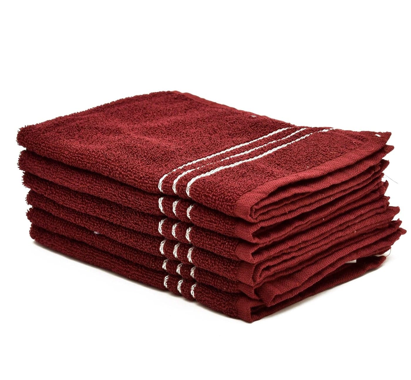 COZY FURNISH 500 GSM Hand Towels UltraSoft for Sensitive SkinsHighly Absorbent 100 Cotton Zero Twist TowelsSize 13 x 19 inch Maroon12