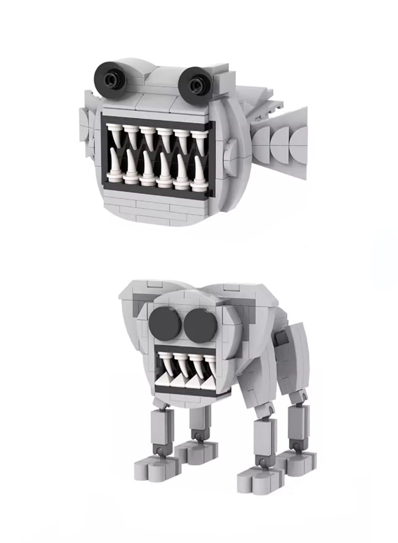Creative Film, Television, Game And Animation Series Small Particle Assembly Building Blocks Assembly Model Ornaments (335Pcs Zoonomaly Set 1)