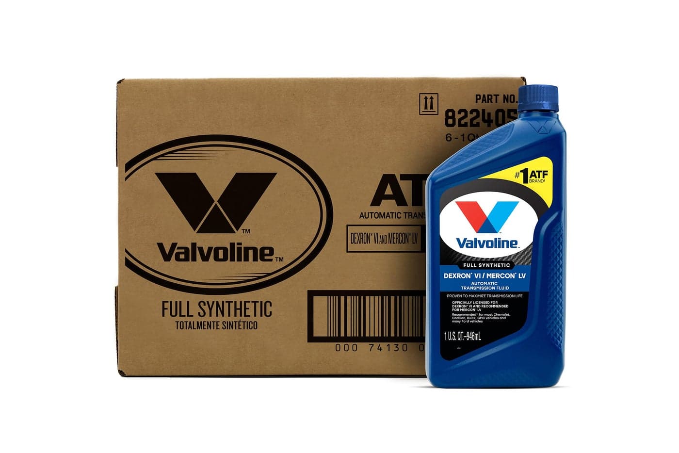 Valvoline DEXRON VIMERCON LV ATF Full Synthetic Automatic Transmission Fluid 1 QT Case of 6
