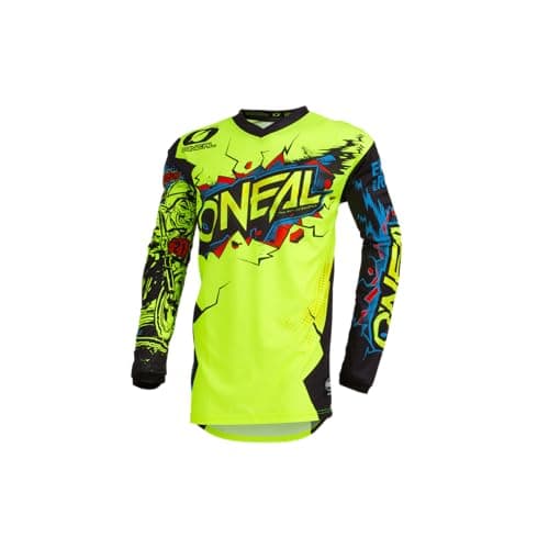 ONeal Mens Element Villain Jersey Neon Yellow Medium