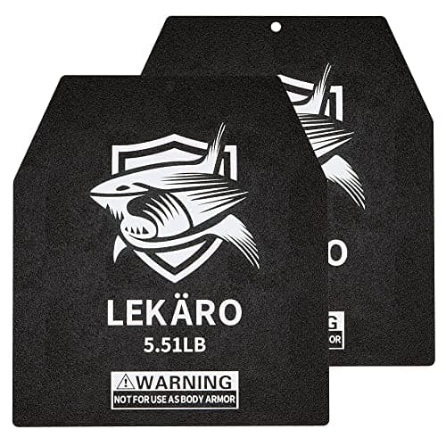 Weighted Vest Plates 5.51/8.81/15.43/20.94LB Pair for Weight Vests, Strength Training, Heavy Workout, Fitness, Running (5.51LB)