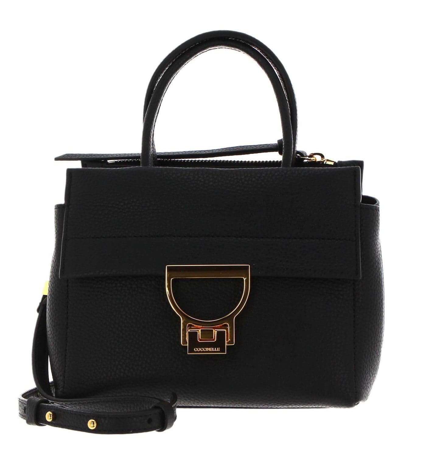 Coccinelle Black Leather Women Womens Handbag