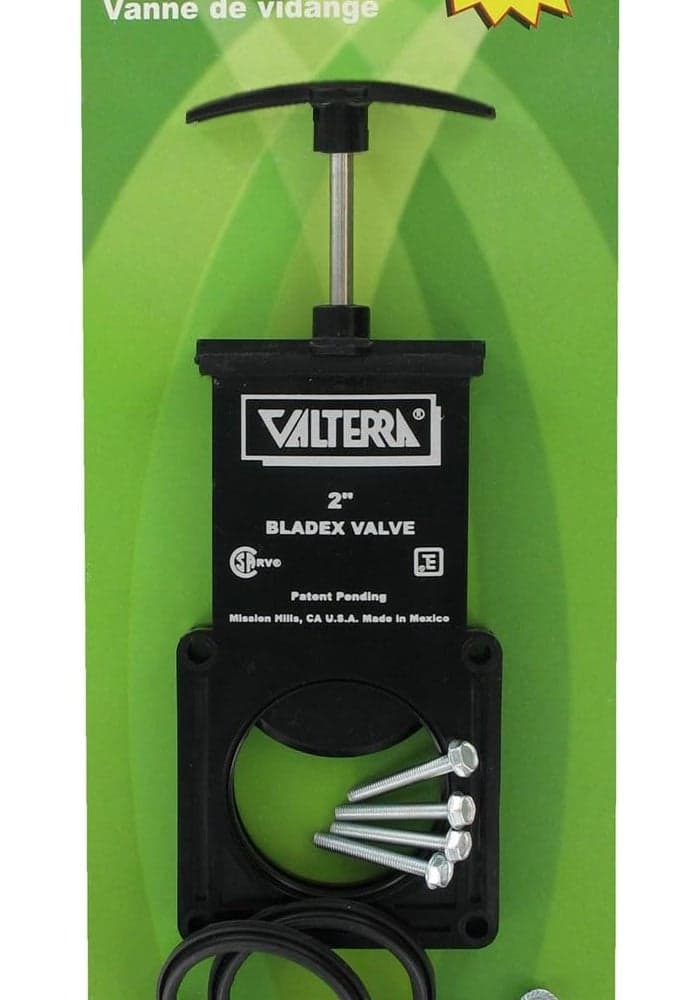 Valterra T1002VP Bladex Waste Valve with Plastic Handle - 2"