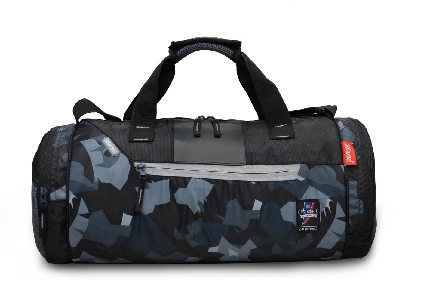 Sfane Sports Duffel Gym Bag for Men & Women (Jet Black)