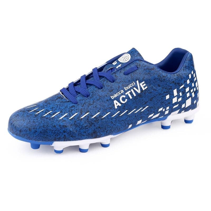 Bacca Bucci BluePulse Elite Series-Men's High-Performance Soccer Cleats with Enhanced Ball Control Texturing, Superior Traction Studs, and Dynamic Fit for Precision Play