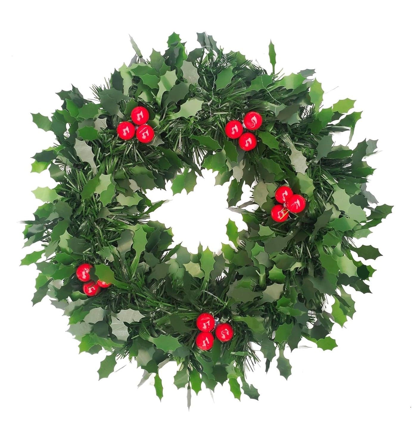 CraftVatika Artificial Christmas Wreaths Garlands Door, Home Decoration - Christmas Wreath for Front Door Wall Hanging Decoration - Christmas Xmas Decoration Items, Xmas Decoration Wreath, Xmas Decor