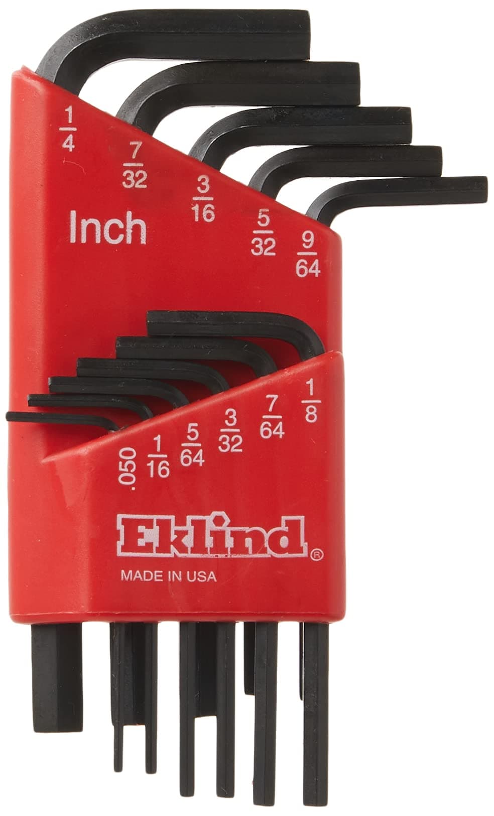 EKLIND 10111 HexL Key allen wrench 11pc set SAE Inch Sizes 05014 Short series
