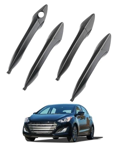 Exterior Door Handle Set 4PCS Compatible with 20112016 Hyundai Elantra Front Rear Left Driver Right Passenger Outside Door Handles Replace 826513X000 826523X000 826623X020 836523X020