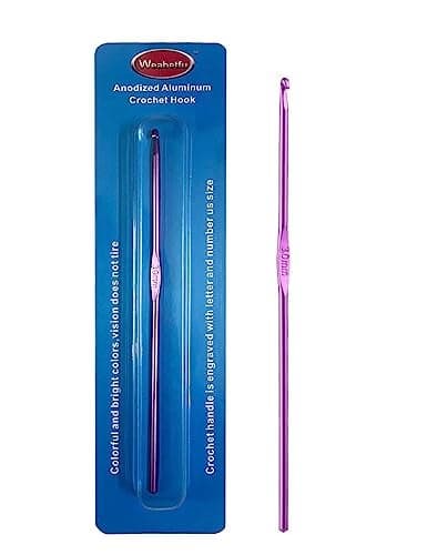 Weabetfu Aluminum Crochet HookKnitting Needles Crochet Needles for Knitting Craft YarnCrochet Hooks Size D3mmNew