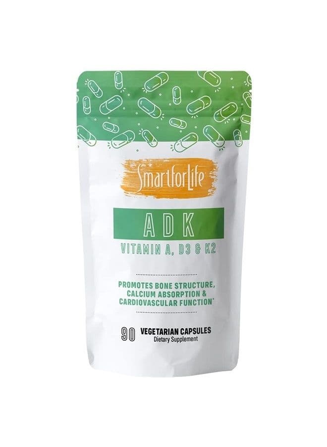 ADK Vitamins Supplement - High Potency Vitamin ADK - Vitamin D3, Vitamin K2 & Vitamin A - Supports Bone and Heart Health - 5,000 IU Vitamin A - 5,000 IU Vitamin D3-500mcg Vitamin K2
