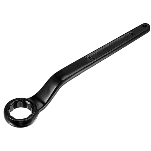 uxcell 30mm Offset Box End Ring Type Impact Wrench High Tensile Steel Single Head Wrench Hand Tool