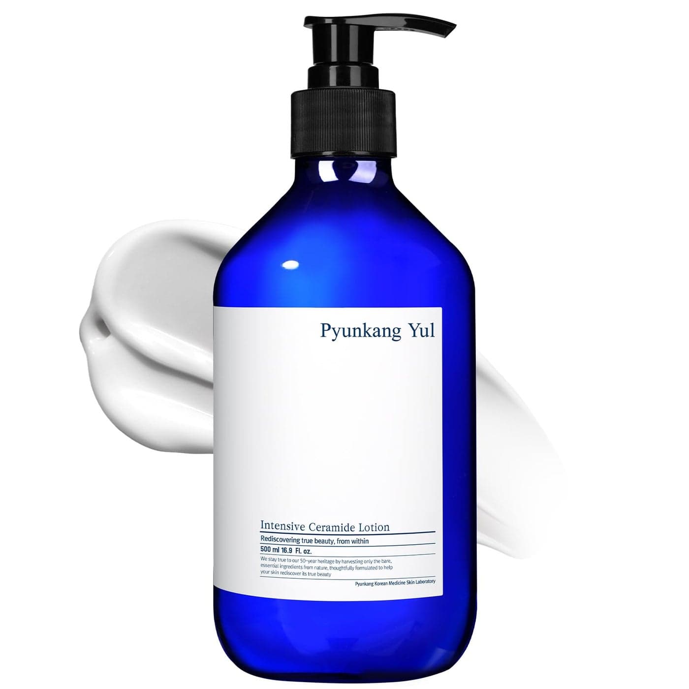 Pyunkang Yul Intensive Ceramide Lotion Fragrance Free Face and Body Moisturizing Lotion Hyaluronic Acid Moisturizer for All skin Natural Ingredients Olive Oil Shea Butter 169 Fl Oz
