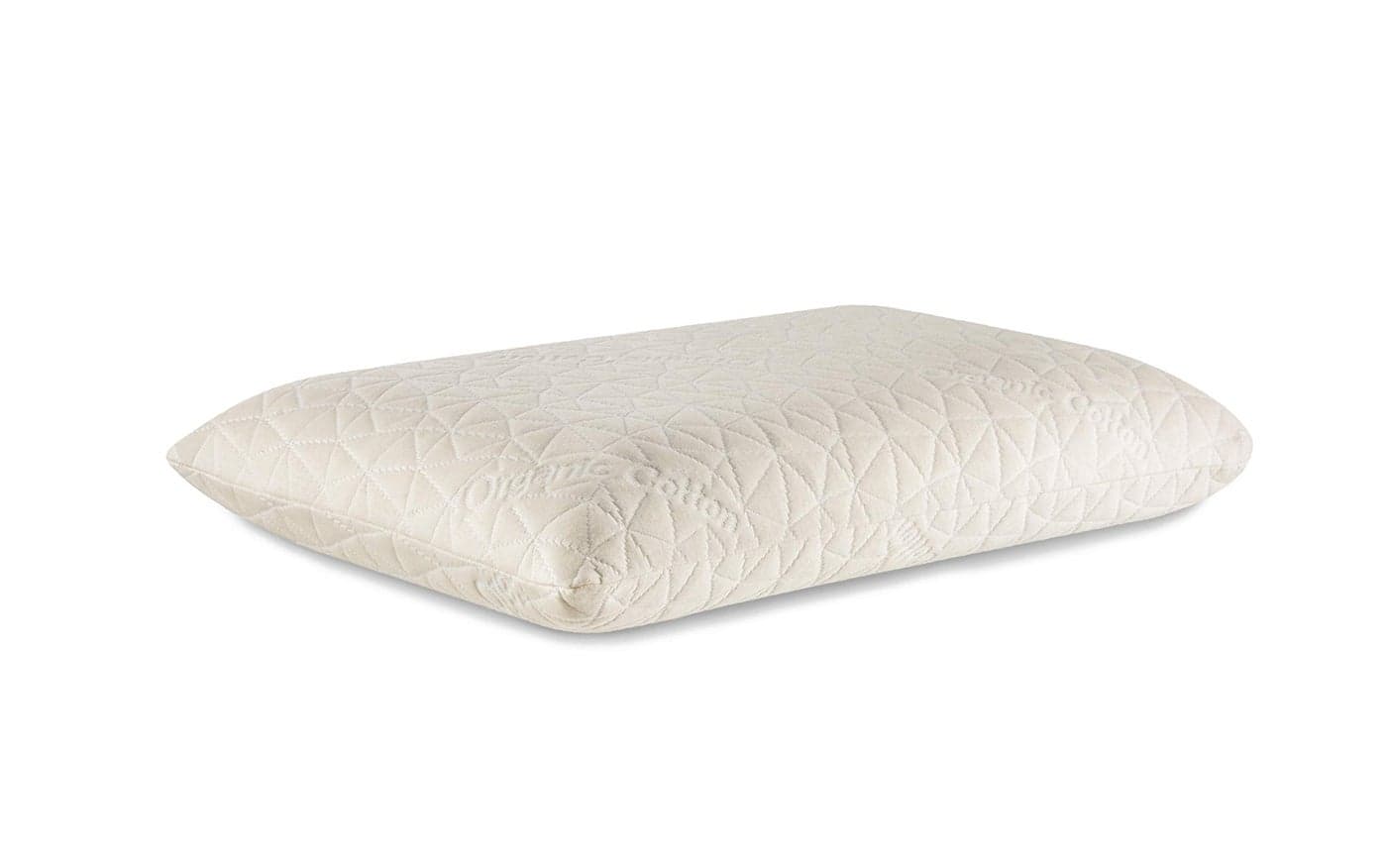 The Hue Cottage Memory Foam Orthopaedic Pillow with Pillow Case - Regular, White