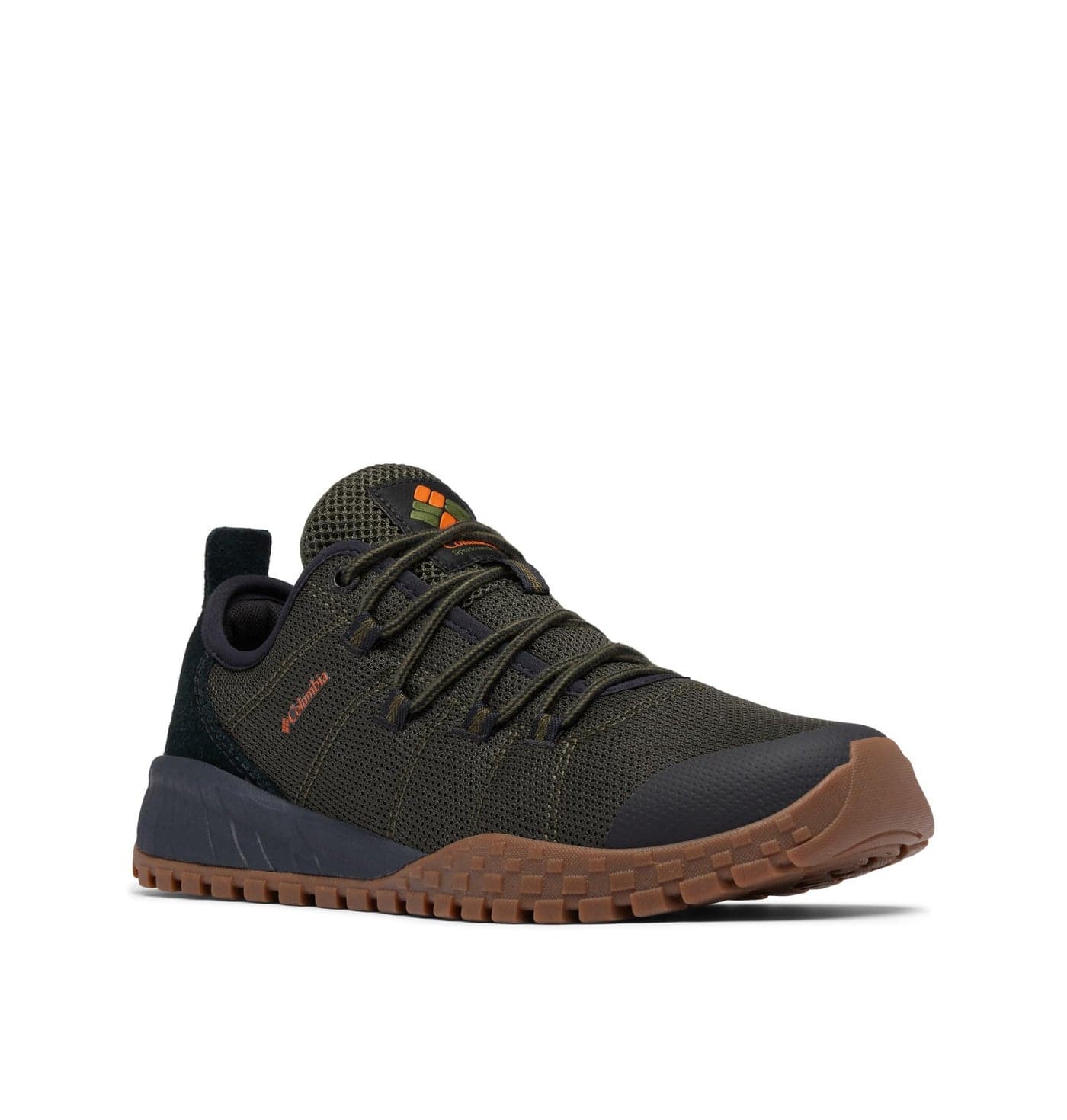 Columbia Mens Fairbanks Low, Deep Olive/Desert Sun, 9