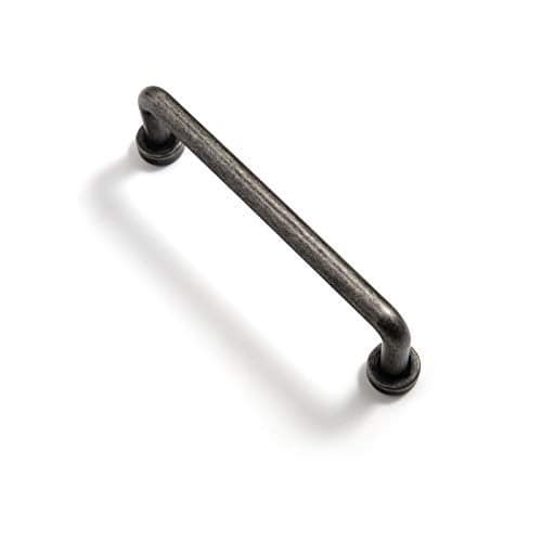 Goo-Ki 6 Pack 3 3/4'' Center to Center Antique Silver Cabinet Bar Pulls Vintage Drawer Handles Closet Classic Retro Home Kitchen Improvement Hardware