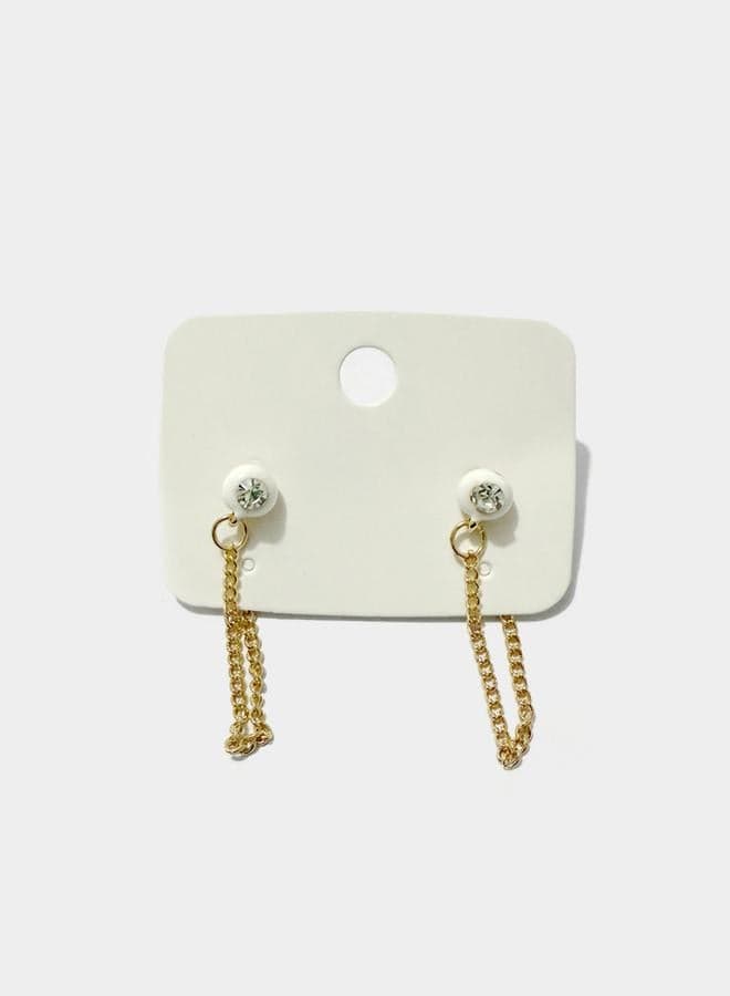 Styli Chain Drop Earrings