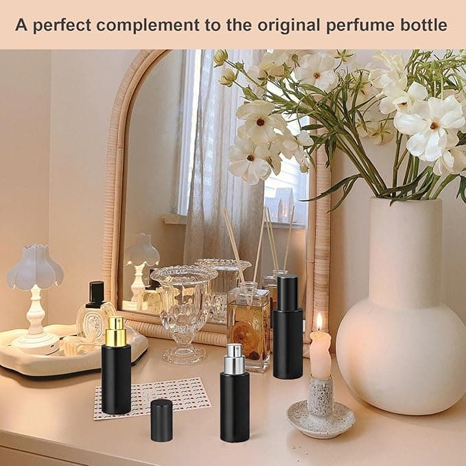 Omsscun 3Pcs Perfume Atomiser 50ml Travel Perfume Atomiser Refillable Travel Perfume Bottle Atomiser Spray Bottle with Accessories Refillable Perfume Bottle for Pocket Handbag Holiday