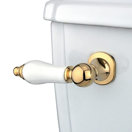 Kingston Brass KTPL2 Victorian Front Mount Toilet Tank Lever, Left/Right Installation in Polished Brass
