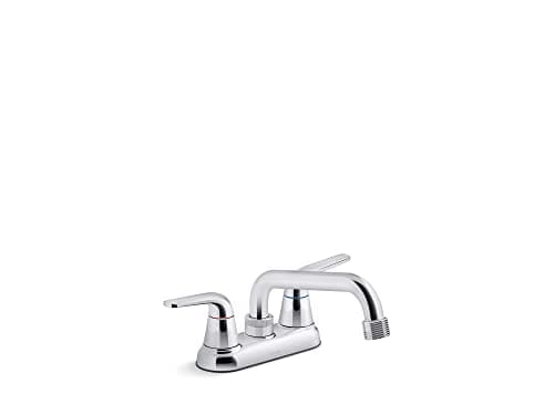 Kohler K30619-CP Jolt 4 GPM Widespread Kitchen Faucet - Includes Escutcheon Polished Chrome