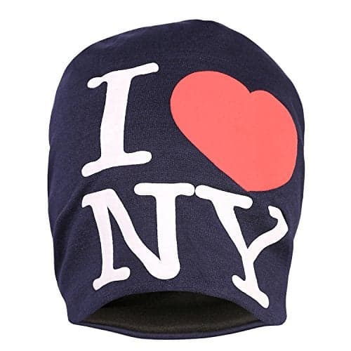 FabSeasons Solid Blue Cotton Slouchy Beanie Cap for All Seasons