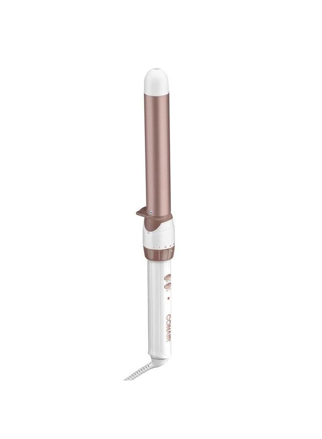 Double Ceramic 1-inch Curling Wand, Straight wand produces flawless waves
