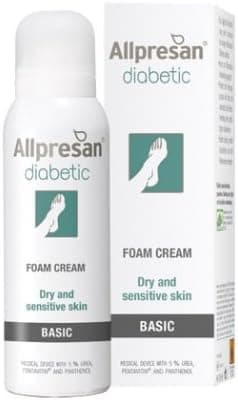 GlucoRx Allpresan Diabetic Foot Foam Cream Basic 300ml x1
