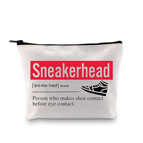 XYANFA Sneakerhead Makeup Bag Sneaker Collector Gift Sneakerhead Gifts For Women Shoes Lover Sneaker Addict Cosmetic Bag (Sneakerhead noun)