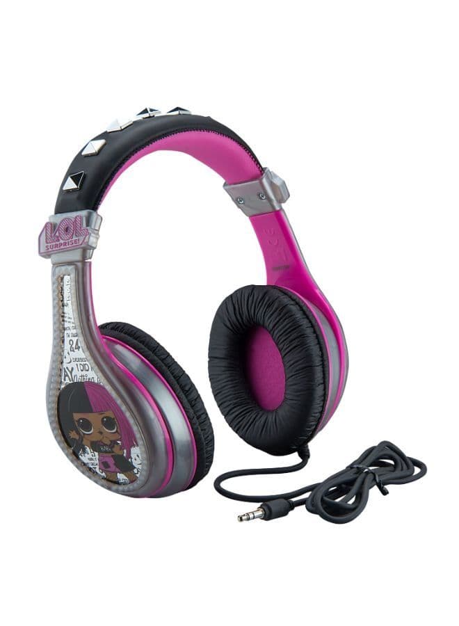 KIDdesigns LOL Surprise Kid Safe Wired Headphones - Multicolour