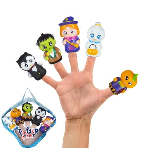 Finger Puppets for Kids Tiny Hands Toys Halloween Party Favors for Age 36 Girls Boys