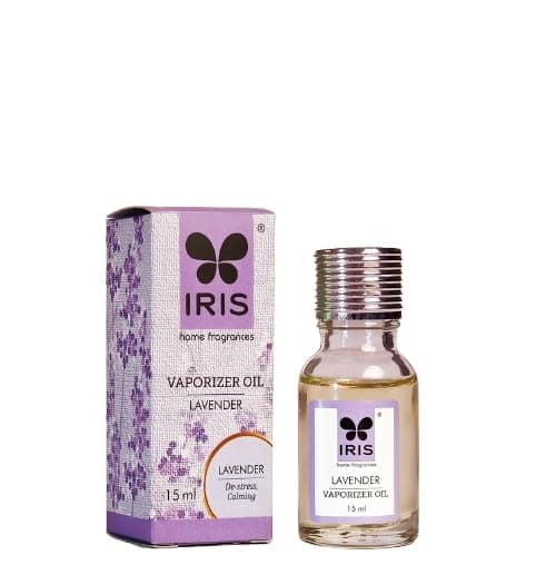 IRIS Lavender Fragrance Vaporizer Oil 15ml | Long Lasting Aroma Oil for Vaporizer | IFRA Compliant,Safe & Non-Toxic Home Fragrance