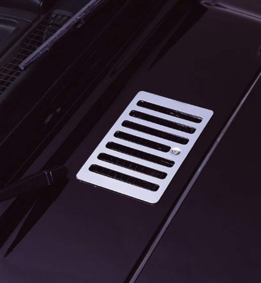Rugged Ridge Cowl Vent Cover Stainless Steel 1111704 Fits 19982006 Jeep Wrangler TJ