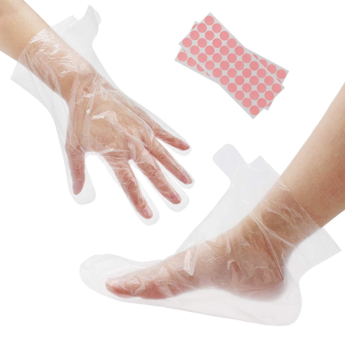 Segbeauty 200pcs Paraffin Wax Bath Liners Plastic Socks for Moisturizing Paraffin Baths Gloves for Hand Foot Covers Pedicure Bags for Feet Thermal Hot Wax therapy SPA Paraffin Wax Machine