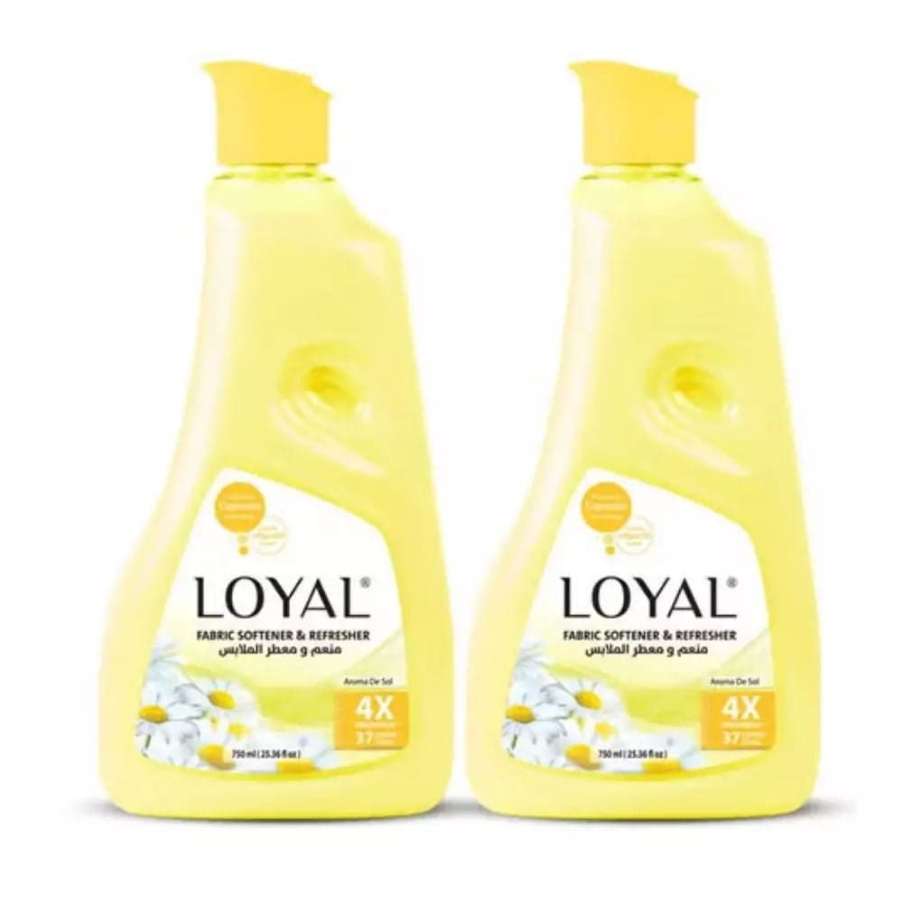 Loyal Aroma De Sa Fabric Softener & Freshener With 4X Freshness up to 37 Loads- 2X750ml