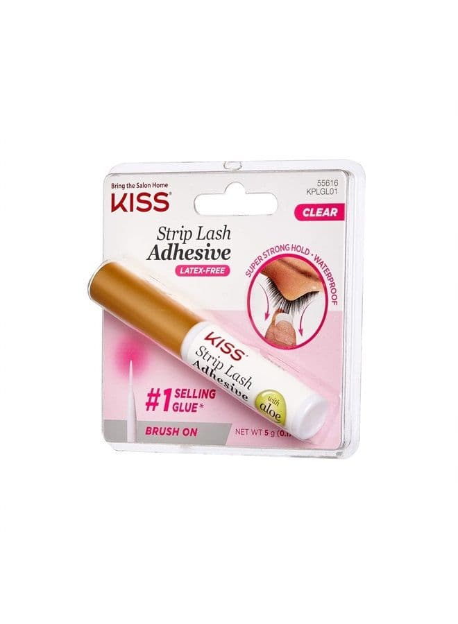 Strip Eyelash Adhesive, Clear 0.176 Oz KPLGL01 (12 Pack)