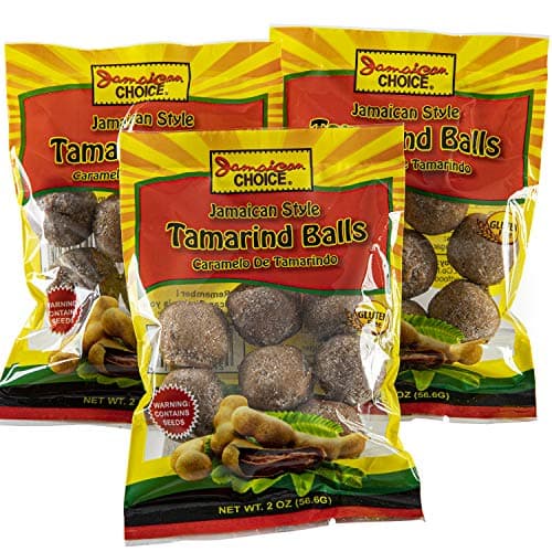 Jamaican Style Tamarind Balls Sweet And Sour Caramelo De Tamarindo 2 oz Bags 3Pack