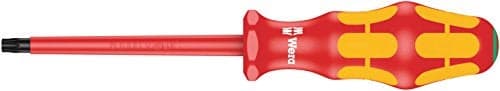 Wera 05006178001 Kraftform Plus VDE 167i Torx Insulated Screwdriver, TX 30 Head, 4" Blade Length