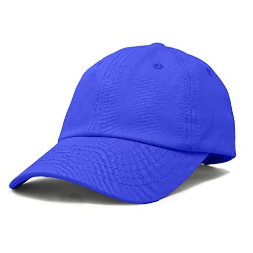 DALIX Infant Baseball Hat Baby Cap Tiny Extra Small Girls Boys in Royal Blue